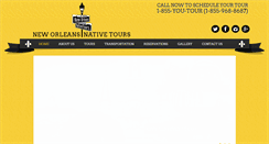 Desktop Screenshot of neworleansnativetours.com